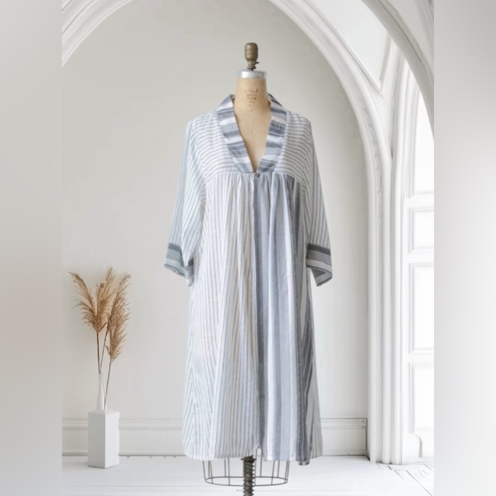 Cotton Yarn Dyed Isabella Duster